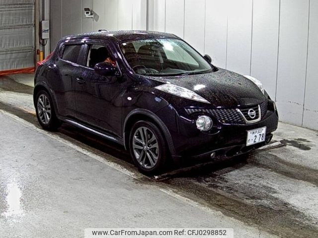 nissan juke 2013 -NISSAN 【神戸 300せ278】--Juke YF15-218486---NISSAN 【神戸 300せ278】--Juke YF15-218486- image 1