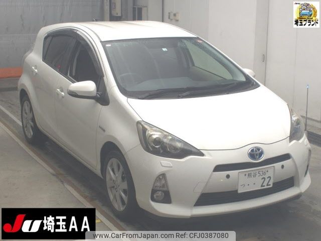 toyota aqua 2012 -TOYOTA 【熊谷 536ﾂ22】--AQUA NHP10-2023178---TOYOTA 【熊谷 536ﾂ22】--AQUA NHP10-2023178- image 1