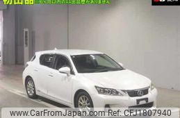 lexus ct 2012 CFJ1807940