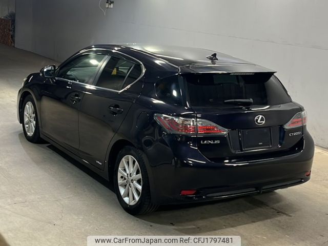 lexus ct 2011 CFJ1797481 image 2