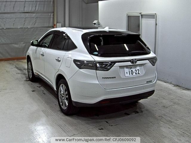 toyota harrier 2017 -TOYOTA 【久留米 335り1022】--Harrier ZSU60W-0116142---TOYOTA 【久留米 335り1022】--Harrier ZSU60W-0116142- image 2