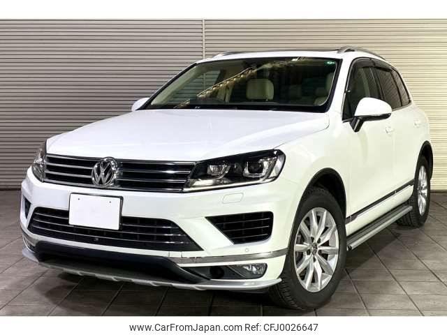 volkswagen touareg 2018 -VOLKSWAGEN 【足立 343ﾕ 35】--VW Touareg DBA-7PCGRA--WVGZZZ7PZJD000952---VOLKSWAGEN 【足立 343ﾕ 35】--VW Touareg DBA-7PCGRA--WVGZZZ7PZJD000952- image 1