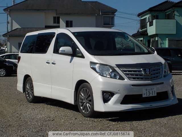 toyota alphard 2013 -TOYOTA 【野田 300】--Alphard DBA-ANH20W--ANH20-8275424---TOYOTA 【野田 300】--Alphard DBA-ANH20W--ANH20-8275424- image 1