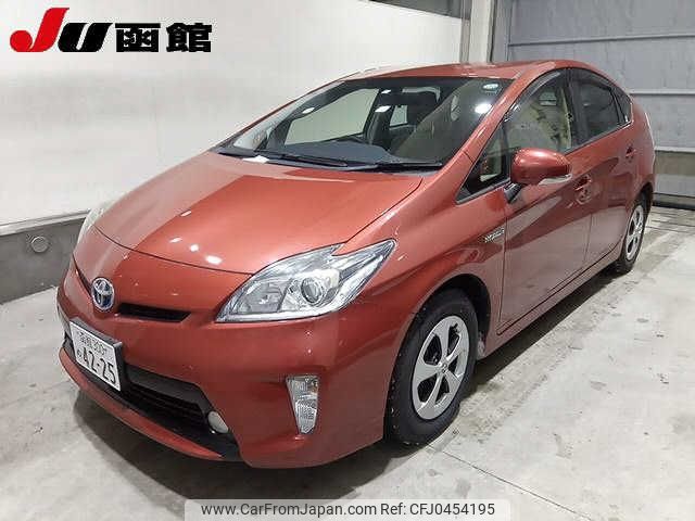 toyota prius 2014 -TOYOTA 【函館 300ﾇ4225】--Prius ZVW30--1786183---TOYOTA 【函館 300ﾇ4225】--Prius ZVW30--1786183- image 1