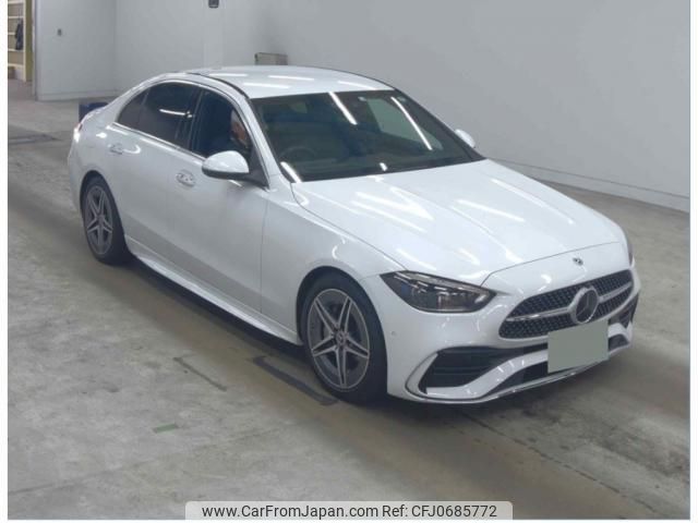 mercedes-benz c-class 2022 quick_quick_3CA-206004C_W1K2060042F022967 image 1