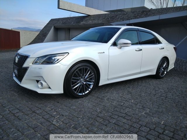 toyota crown 2014 -TOYOTA--Crown DAA-AWS210--AWS210-6072373---TOYOTA--Crown DAA-AWS210--AWS210-6072373- image 2