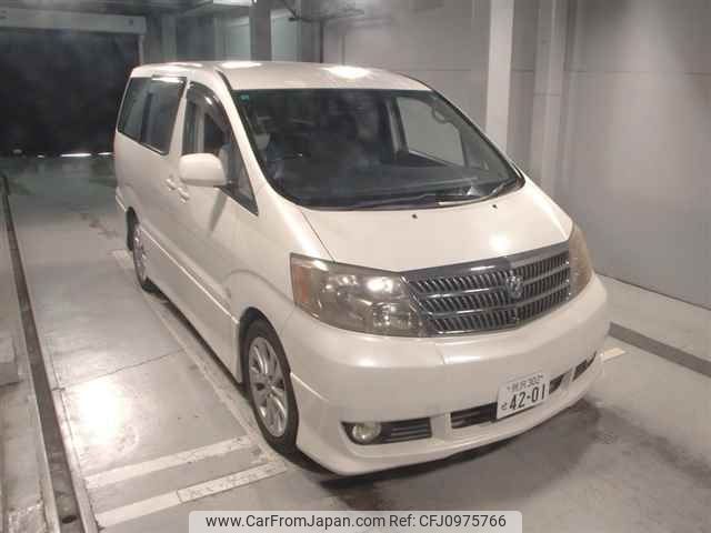 toyota alphard 2003 -TOYOTA 【所沢 302ｾ4201】--Alphard ANH10W-0043566---TOYOTA 【所沢 302ｾ4201】--Alphard ANH10W-0043566- image 1