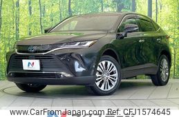 toyota harrier-hybrid 2022 CFJ1574645