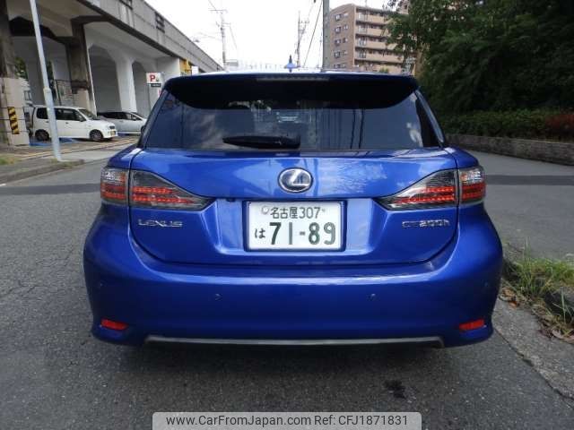 lexus ct 2011 CFJ1871831 image 2