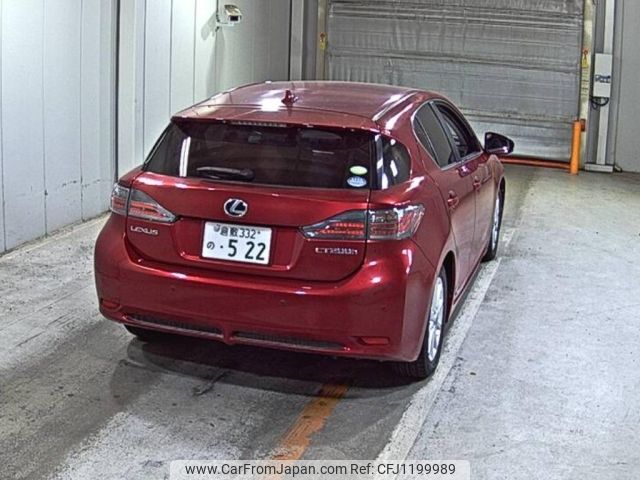 lexus ct 2011 -LEXUS 【倉敷 332の0522】--Lexus CT ZWA10--ZWA10-2005972---LEXUS 【倉敷 332の0522】--Lexus CT ZWA10--ZWA10-2005972- image 2