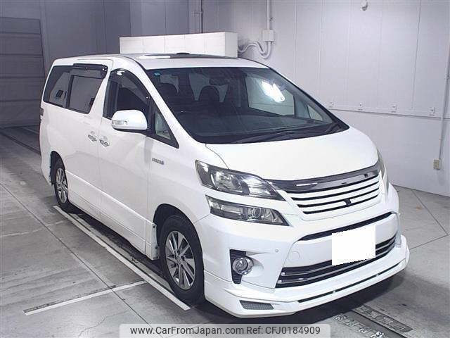 toyota vellfire 2012 -TOYOTA 【横浜 384ﾘ115】--Vellfire ATH20W-8012625---TOYOTA 【横浜 384ﾘ115】--Vellfire ATH20W-8012625- image 1