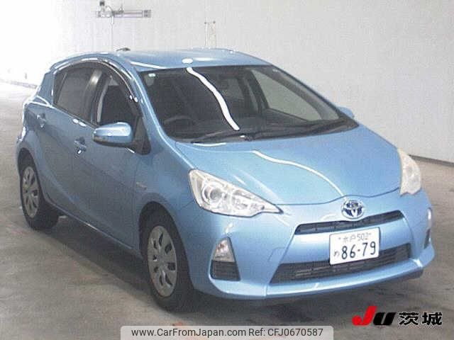 toyota aqua 2013 -TOYOTA 【水戸 502ﾒ8679】--AQUA NHP10--2164226---TOYOTA 【水戸 502ﾒ8679】--AQUA NHP10--2164226- image 1