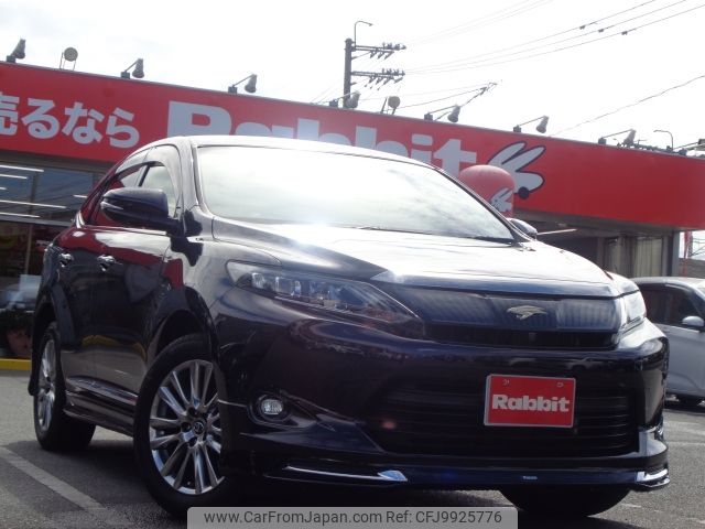 toyota harrier 2017 -TOYOTA--Harrier DBA-ZSU60W--ZSU60-0107369---TOYOTA--Harrier DBA-ZSU60W--ZSU60-0107369- image 1