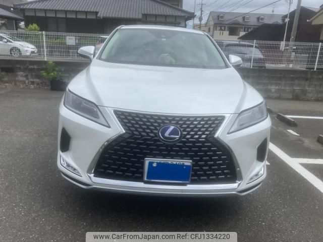 lexus rx 2021 -LEXUS--Lexus RX 6AA-GYL25W--GYL25-0023718---LEXUS--Lexus RX 6AA-GYL25W--GYL25-0023718- image 1
