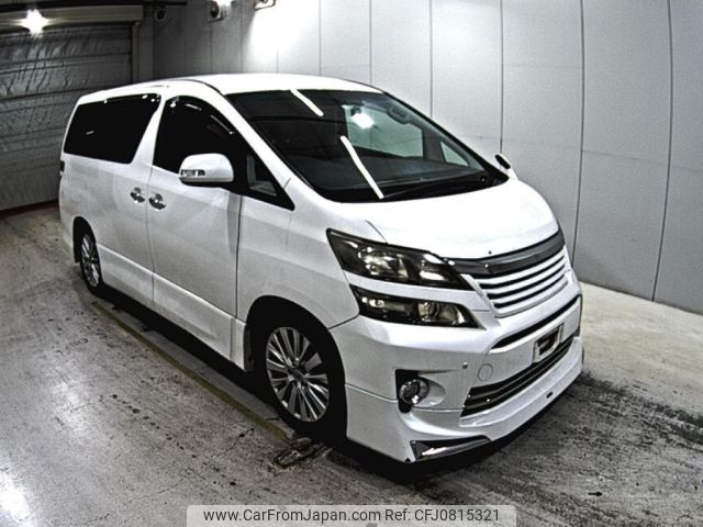 toyota vellfire 2012 -TOYOTA--Vellfire ANH20W-8203021---TOYOTA--Vellfire ANH20W-8203021- image 1