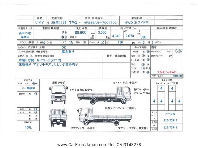 isuzu elf-truck 2017 GOO_NET_EXCHANGE_1201187A30231031W001 image 2