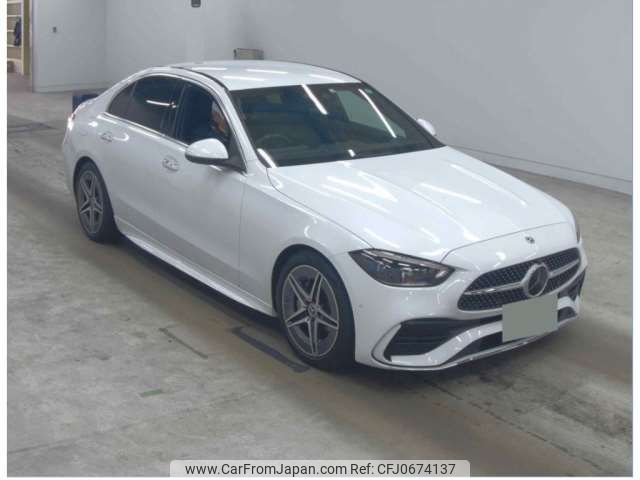 mercedes-benz c-class 2022 -MERCEDES-BENZ 【福岡 303ﾊ 340】--Benz C Class 3CA-206004C--W1K2060042F022967---MERCEDES-BENZ 【福岡 303ﾊ 340】--Benz C Class 3CA-206004C--W1K2060042F022967- image 1