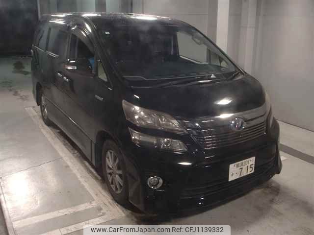 toyota vellfire 2012 -TOYOTA 【那須 331ｽ715】--Vellfire ATH20W-8019392---TOYOTA 【那須 331ｽ715】--Vellfire ATH20W-8019392- image 1
