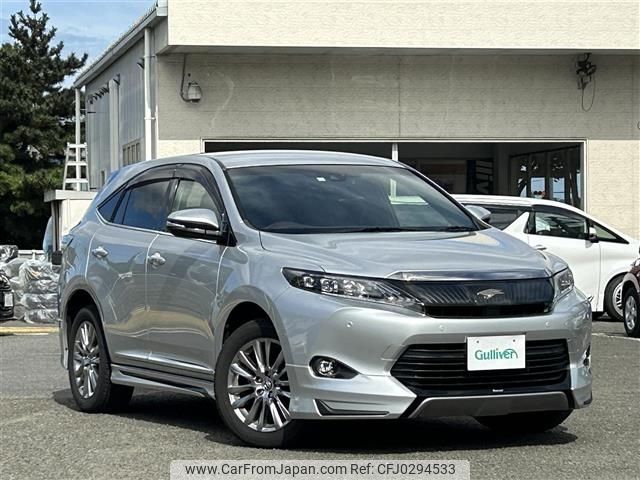 toyota harrier 2016 -TOYOTA--Harrier DBA-ZSU60W--ZSU60-0077104---TOYOTA--Harrier DBA-ZSU60W--ZSU60-0077104- image 1