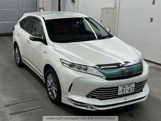 toyota harrier 2018 -TOYOTA 【富山 301ヒ5163】--Harrier AVU65W-0055485---TOYOTA 【富山 301ヒ5163】--Harrier AVU65W-0055485- image 1