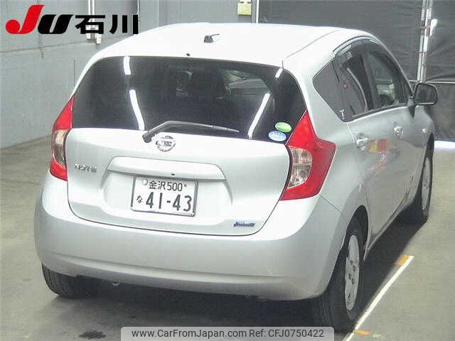 nissan note 2013 -NISSAN 【金沢 500ﾅ4143】--Note E12--140963---NISSAN 【金沢 500ﾅ4143】--Note E12--140963- image 2