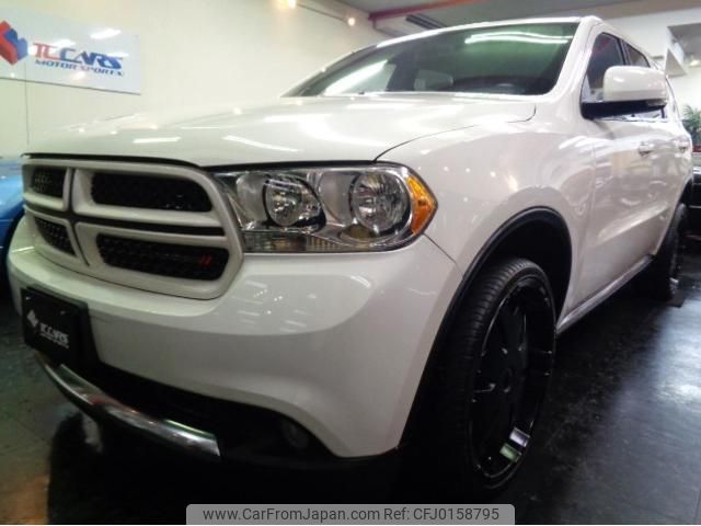 dodge durango 2012 -CHRYSLER--Dodge Durango ﾌﾒｲ--1C4EDJDG8CC152958---CHRYSLER--Dodge Durango ﾌﾒｲ--1C4EDJDG8CC152958- image 1