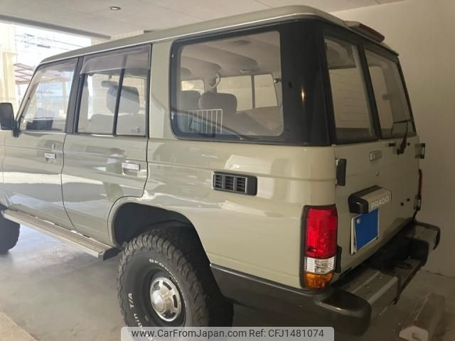 toyota land-cruiser-prado 1993 -TOYOTA--Land Cruiser Prado Y-KZJ78W--KZJ78-0011920---TOYOTA--Land Cruiser Prado Y-KZJ78W--KZJ78-0011920- image 2