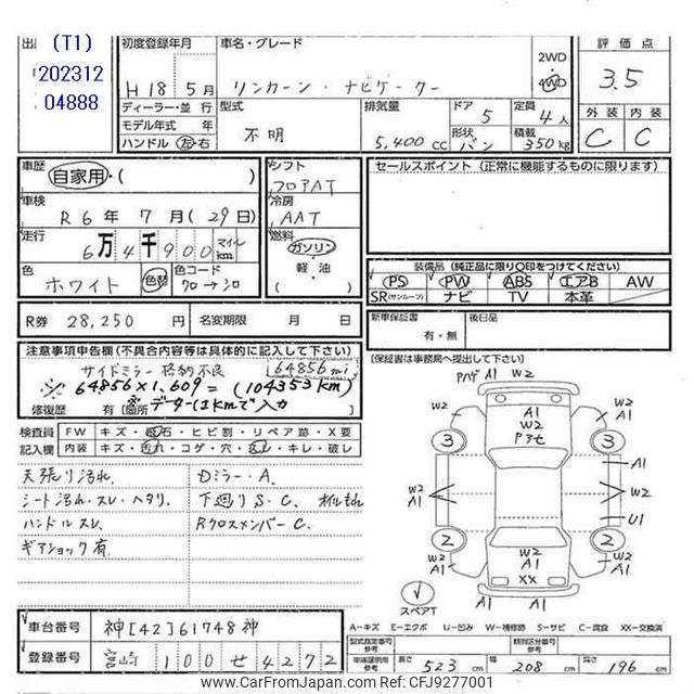2006 Lincoln Navigator Unknown - Car Price $2,834