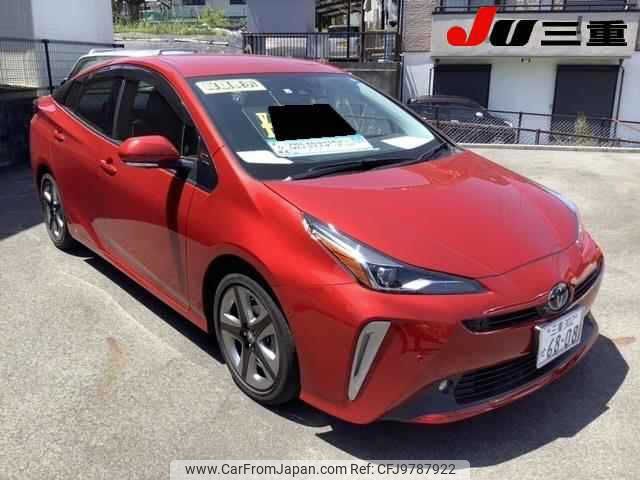 toyota prius 2022 -TOYOTA 【三重 302ｾ6808】--Prius ZVW51-6236437---TOYOTA 【三重 302ｾ6808】--Prius ZVW51-6236437- image 1