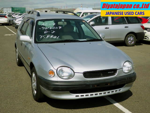 2000 Toyota Sprinter Carib GF-AE114G 4WD - Car Price $500