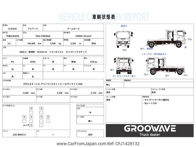 isuzu forward 2009 GOO_NET_EXCHANGE_0541786A30250715W007 image 2