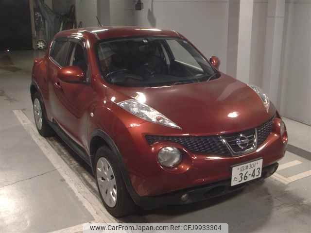 nissan juke 2011 -NISSAN 【沼津 301ﾀ3643】--Juke YF15-045601---NISSAN 【沼津 301ﾀ3643】--Juke YF15-045601- image 1