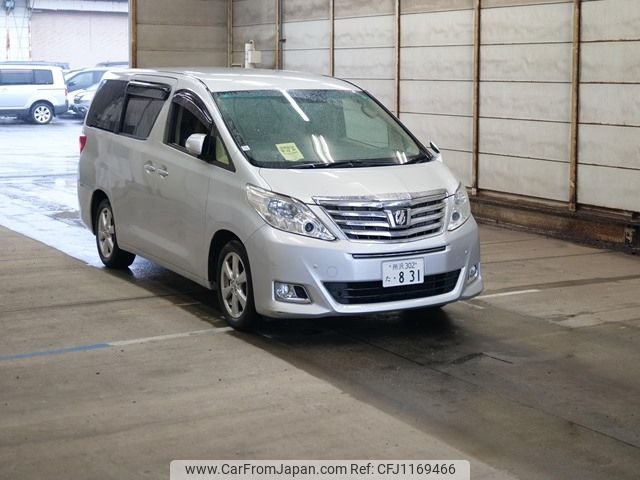 toyota alphard 2012 -TOYOTA 【所沢 302ﾀ831】--Alphard ANH20W-8223385---TOYOTA 【所沢 302ﾀ831】--Alphard ANH20W-8223385- image 1