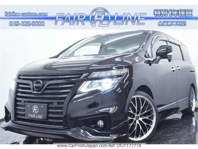 nissan elgrand 2014 -NISSAN 【横浜 306】--Elgrand DBA-TE52--TE52-075876---NISSAN 【横浜 306】--Elgrand DBA-TE52--TE52-075876- image 1