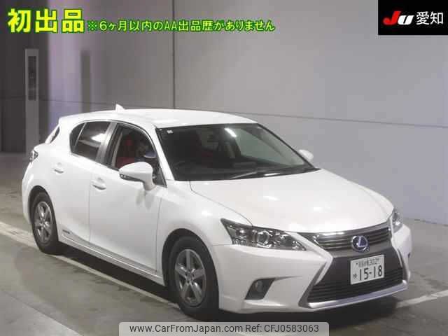 lexus ct 2014 -LEXUS 【尾張小牧 302ﾕ1518】--Lexus CT ZWA10--2212484---LEXUS 【尾張小牧 302ﾕ1518】--Lexus CT ZWA10--2212484- image 1