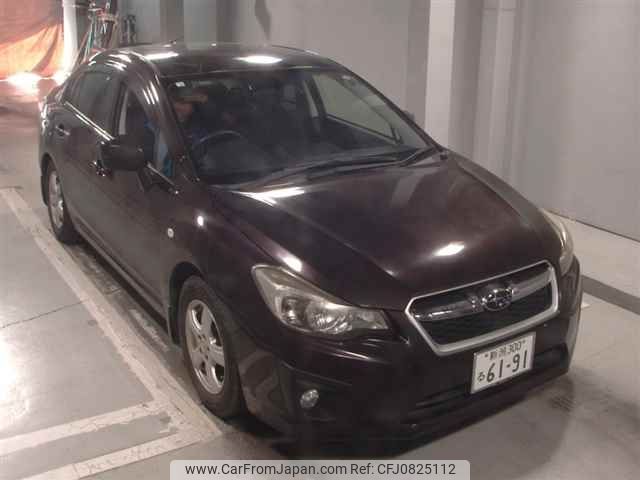 subaru impreza-g4 2012 -SUBARU 【新潟 300ﾙ6191】--Impreza G4 GJ2-003319---SUBARU 【新潟 300ﾙ6191】--Impreza G4 GJ2-003319- image 1