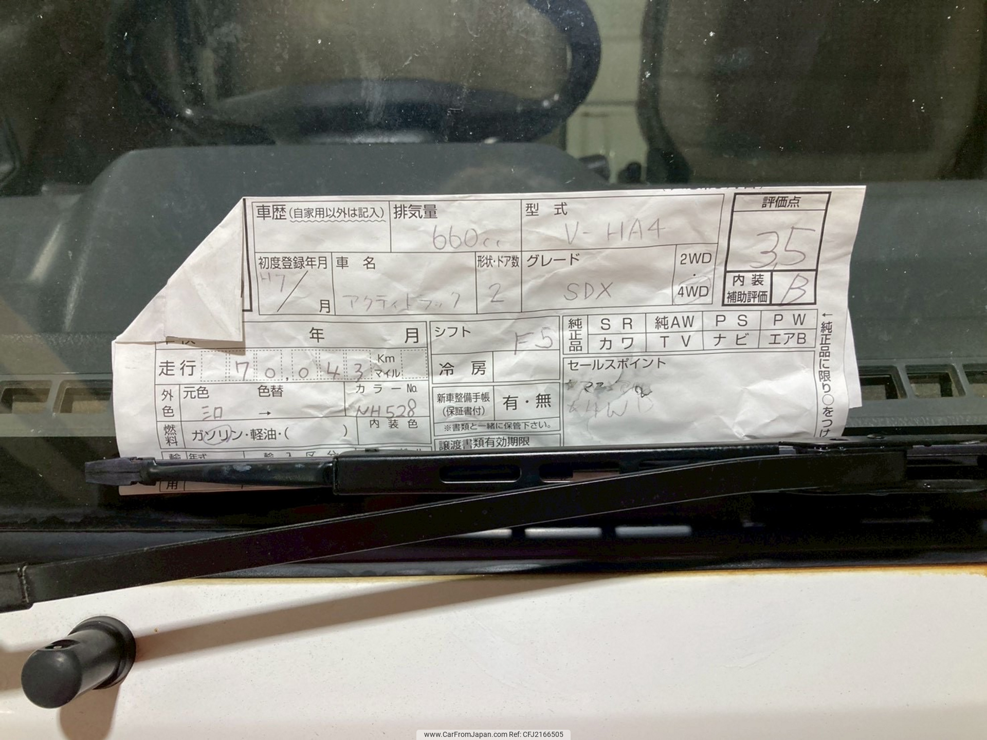 Honda Acty HH5 部品取り　バラ売り可能！書類無し Honda Acty HH5 部品取り バラ売り可能！書類無し Honda Acty HH5 部品