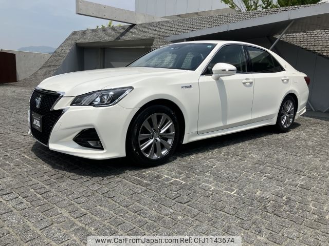 toyota crown 2017 -TOYOTA--Crown DAA-AWS210--AWS210-6124958---TOYOTA--Crown DAA-AWS210--AWS210-6124958- image 2