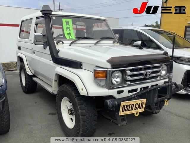 toyota land-cruiser 1999 -TOYOTA 【伊勢志摩 110ｻ73】--Land Cruiser HZJ73HVｶｲ-0007008---TOYOTA 【伊勢志摩 110ｻ73】--Land Cruiser HZJ73HVｶｲ-0007008- image 1