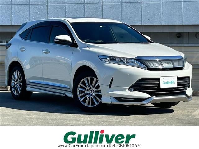 toyota harrier 2018 -TOYOTA--Harrier DBA-ZSU60W--ZSU60-0163486---TOYOTA--Harrier DBA-ZSU60W--ZSU60-0163486- image 1