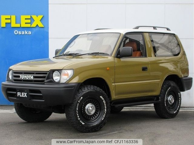 toyota land-cruiser-prado 1996 -TOYOTA--Land Cruiser Prado KD-KZJ90W--KZJ90-0004338---TOYOTA--Land Cruiser Prado KD-KZJ90W--KZJ90-0004338- image 1