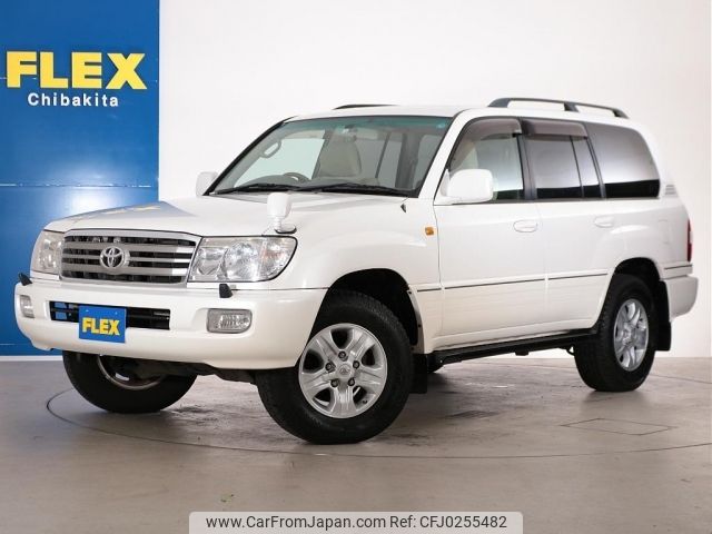 toyota land-cruiser-wagon 2005 -TOYOTA--Land Cruiser Wagon GH-UZJ100W--UZJ100-0157421---TOYOTA--Land Cruiser Wagon GH-UZJ100W--UZJ100-0157421- image 1