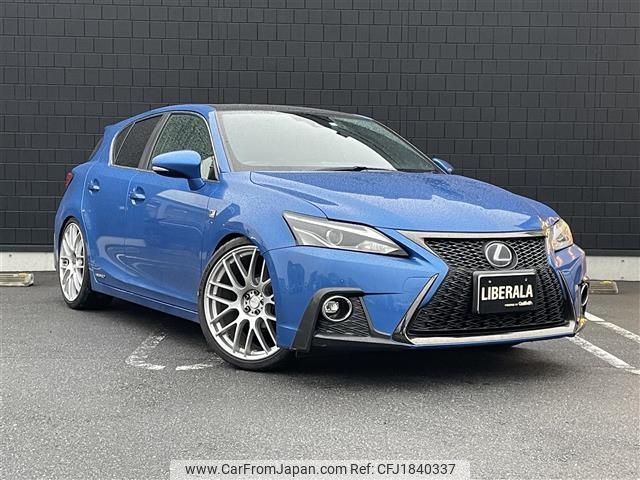 lexus ct 2017 CFJ1840337 image 1