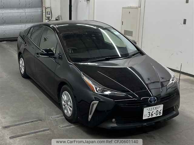 toyota prius 2021 -TOYOTA 【八王子 301ニ3606】--Prius ZVW51-6222840---TOYOTA 【八王子 301ニ3606】--Prius ZVW51-6222840- image 1