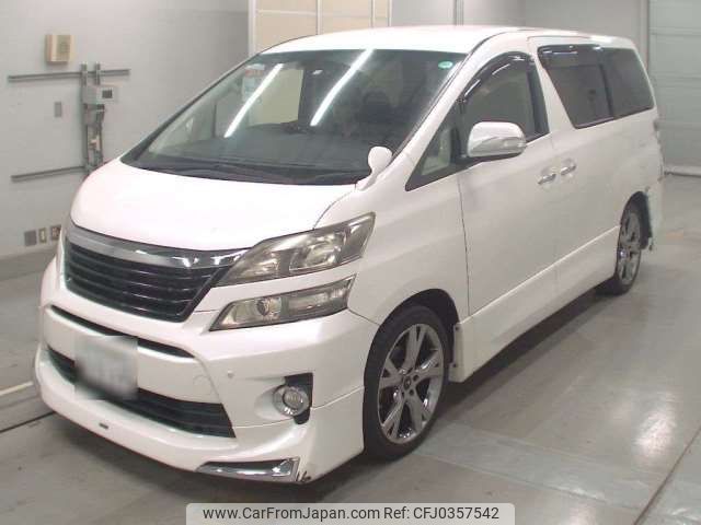 toyota vellfire 2012 -TOYOTA 【水戸 330ｽ8347】--Vellfire DBA-ANH20W--ANH20-8222475---TOYOTA 【水戸 330ｽ8347】--Vellfire DBA-ANH20W--ANH20-8222475- image 1