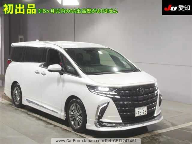 toyota alphard 2024 -TOYOTA 【名古屋 307ﾕ7529】--Alphard AGH40W-0017625---TOYOTA 【名古屋 307ﾕ7529】--Alphard AGH40W-0017625- image 1