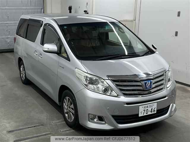 toyota alphard 2012 -TOYOTA 【相模 302テ7046】--Alphard ATH20W-8019793---TOYOTA 【相模 302テ7046】--Alphard ATH20W-8019793- image 1