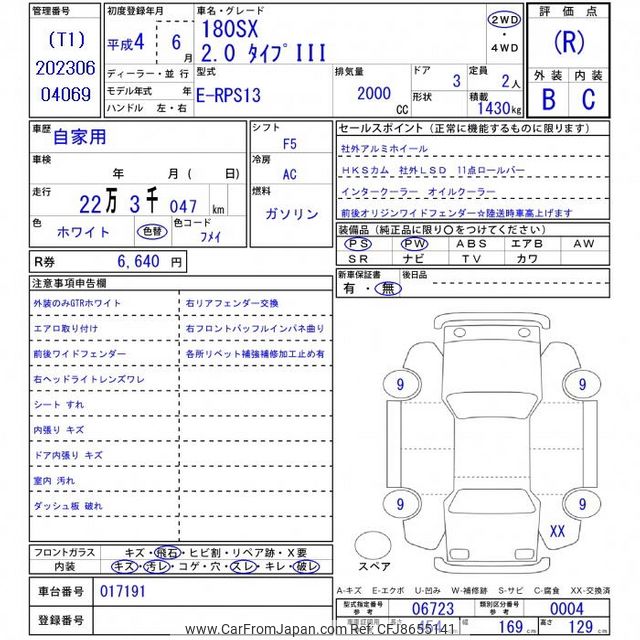 ra⭐︎ページ 1992 Nissan 180sx RPS13 - Car Price $14,295
