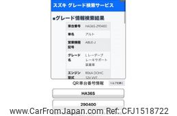 suzuki alto 2016 CFJ1518722