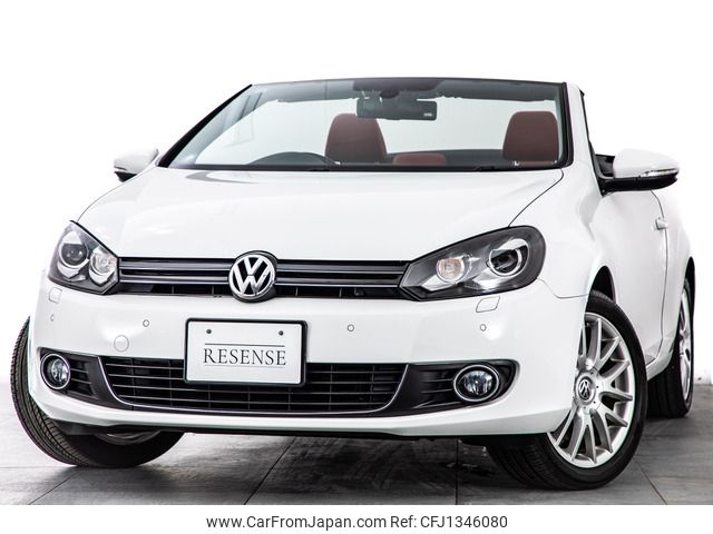volkswagen golf-convertible 2012 -VOLKSWAGEN--VW Golf Cabriolet DBA-1KCAVK--WVWZZZ1KZCK007586---VOLKSWAGEN--VW Golf Cabriolet DBA-1KCAVK--WVWZZZ1KZCK007586- image 1
